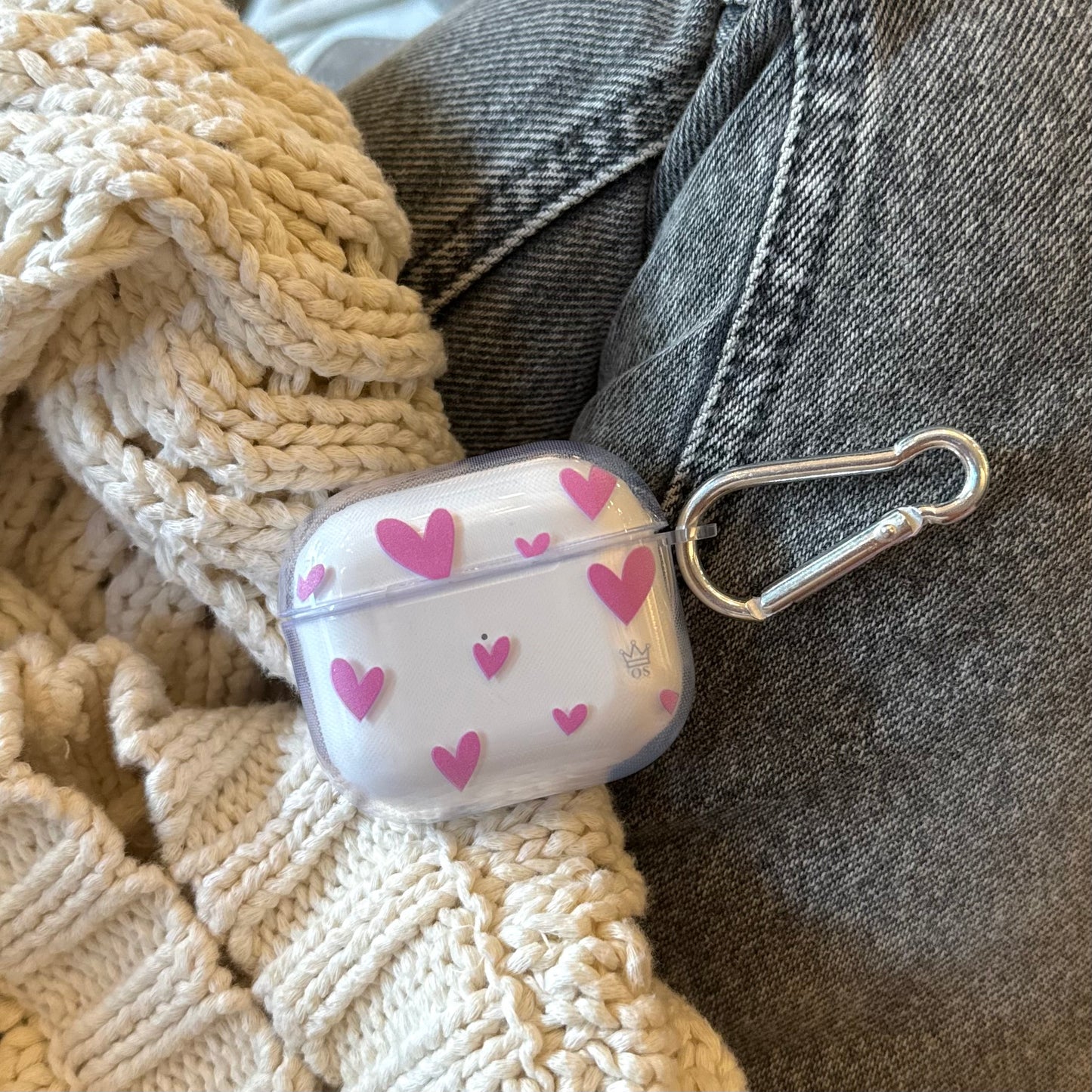 AirPods Cases Corazones Rosados