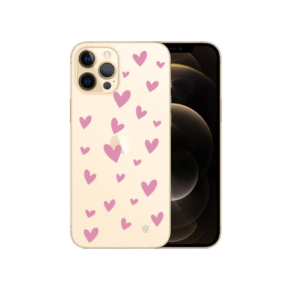 Case de Corazones Rosados