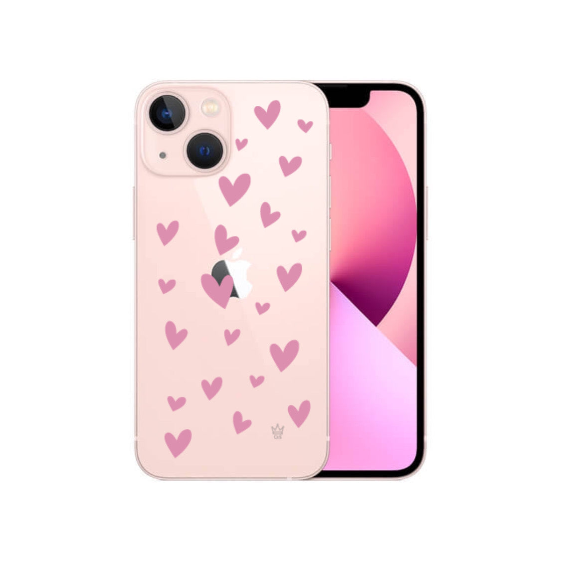 Case de Corazones Rosados