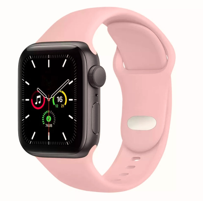 Correa Apple Watch color rosado nude