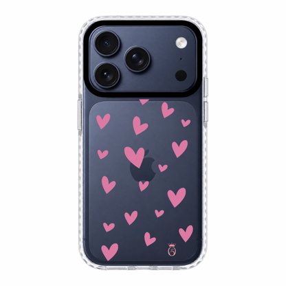 Case Corazones Rosados