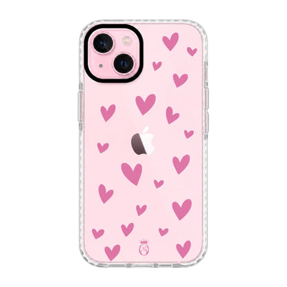 Case Corazones Rosados