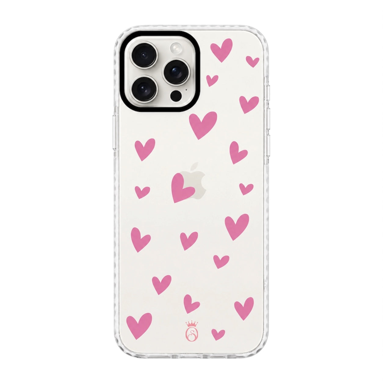 Case Corazones Rosados