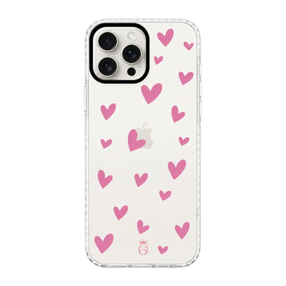 Case Corazones Rosados