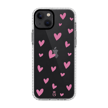 Case Corazones Rosados